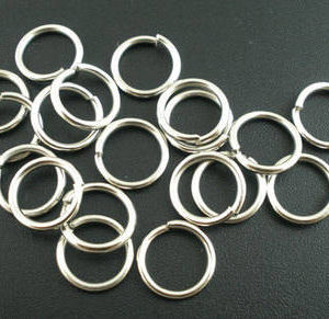 Jewelry Basics Metal Findings 500/Pkg-Silver Jump Rings 4mm