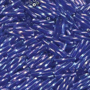 6mm Tube Bugle Beads in Lavender AB – World Trimmings